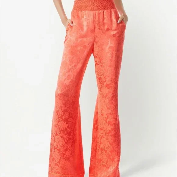 alice + olivia Willis Pajama patterned jacquard trousers - Picture 3 of 4